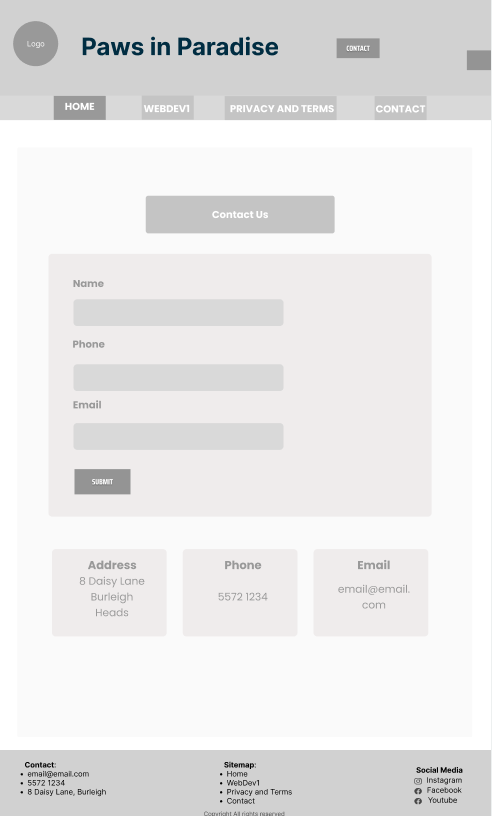 Figma redesign contact